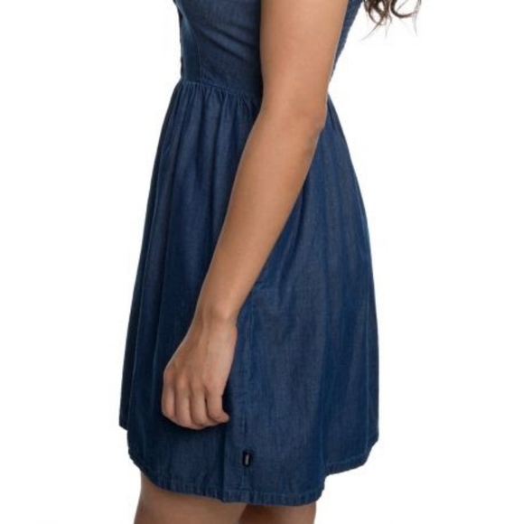 Vans Womens Denim Summer Dress (Vintage Blue) - Picture 5 of 10